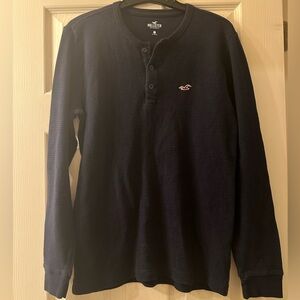 Hollister Henley Long-Sleeve Tee